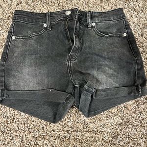 wild fable target size 2 denim black shorts